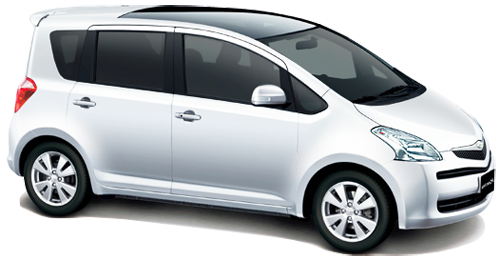 Toyota Ractis in Paramaribo